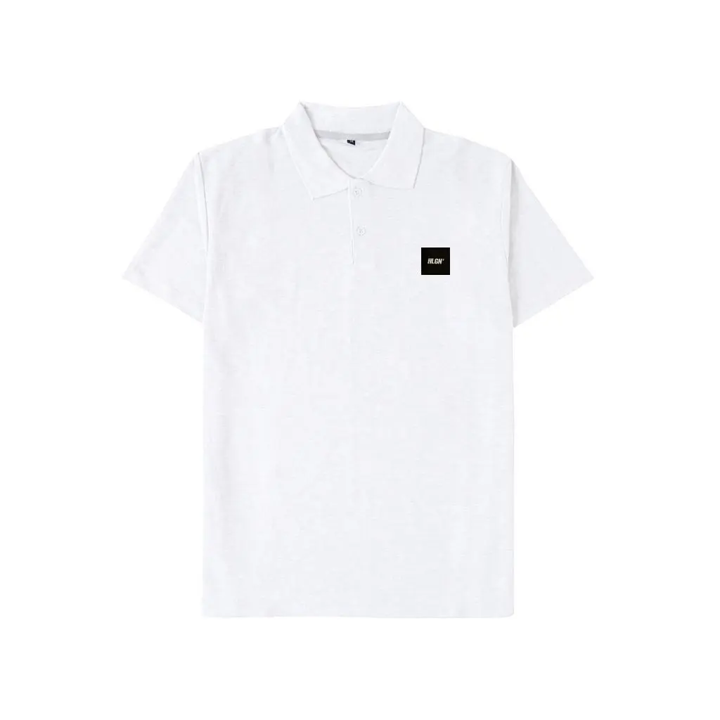 HOOLIGANS Polo Shirt Solano White Baju Kerah Pria Polos Kancing