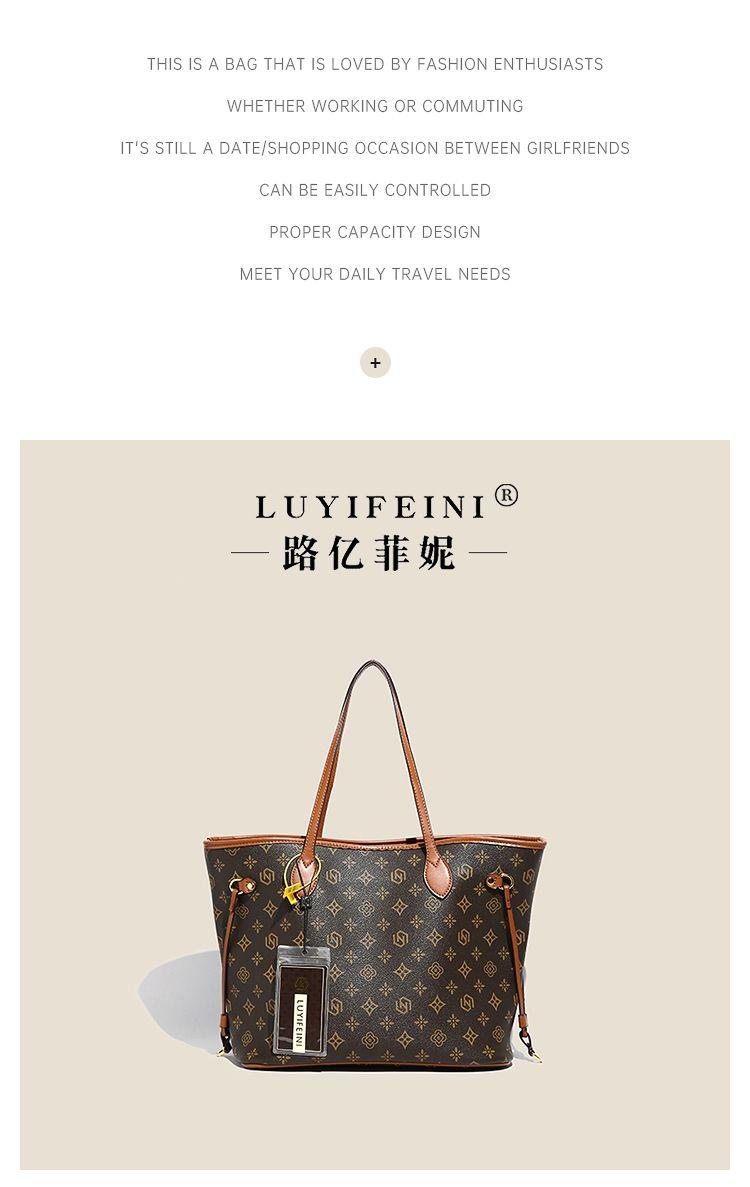 Product Introduction of Túi Tote Cầm Tay Hong Kong, Giá Cả Phải Chăng, Sang Trọng, Cao Cấp, Phong Cách Cổ Điển Da Thật, Thời Trang, Dễ Phối Đồ Thích Hợp Đi Lại, Dung Lượng Lớn, Không Thấm Nước, Túi Đeo Vai Nữ 3