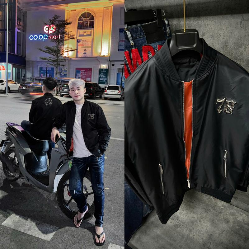 Áo Khoác Gió No Body Philipp Lót Cam Hàng Cao Cấp Chất Likeau - Nam - Menswear Jacket