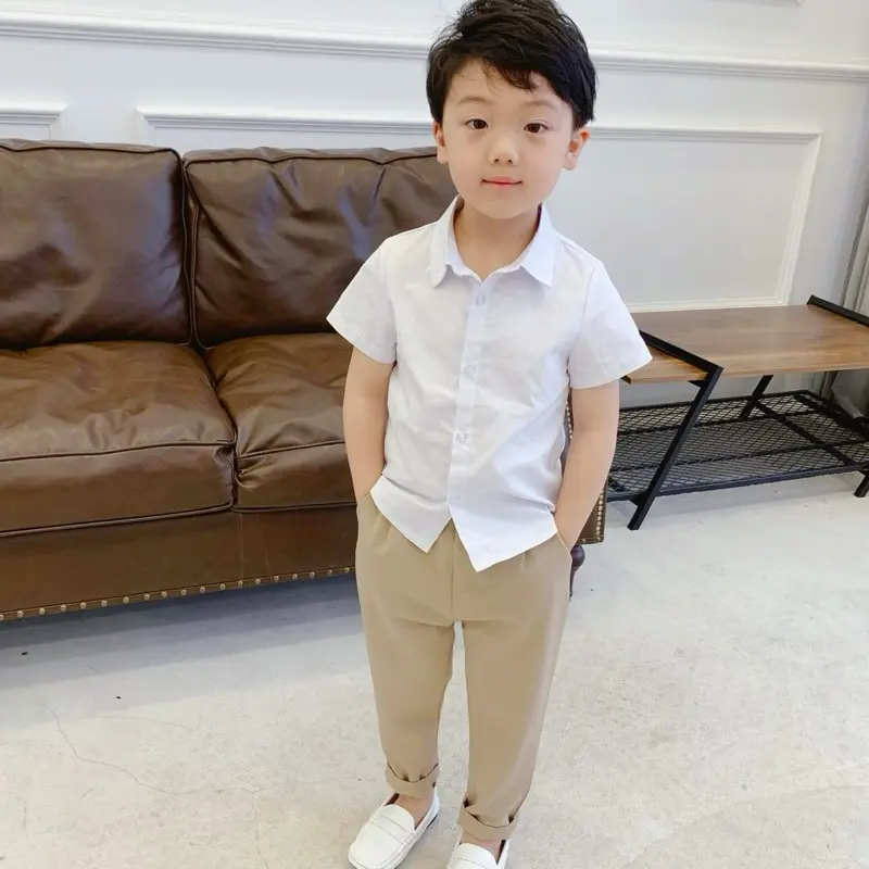 (9-55kg) Áo sơmi trắng, đen, quần âu bé trai siêu hot. 4