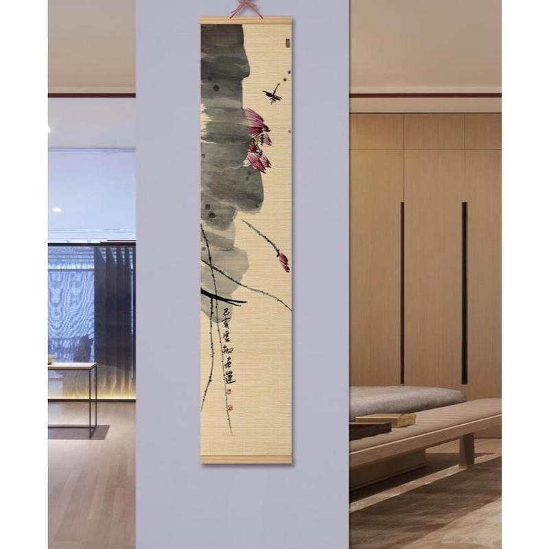 Mành Rèm Trúc In Hình Nghệ Thuật, Decor Trang Trí Nhà Hàng, Rèm Trúc Phòng Trà (giá bán theo lẻ hình) 2