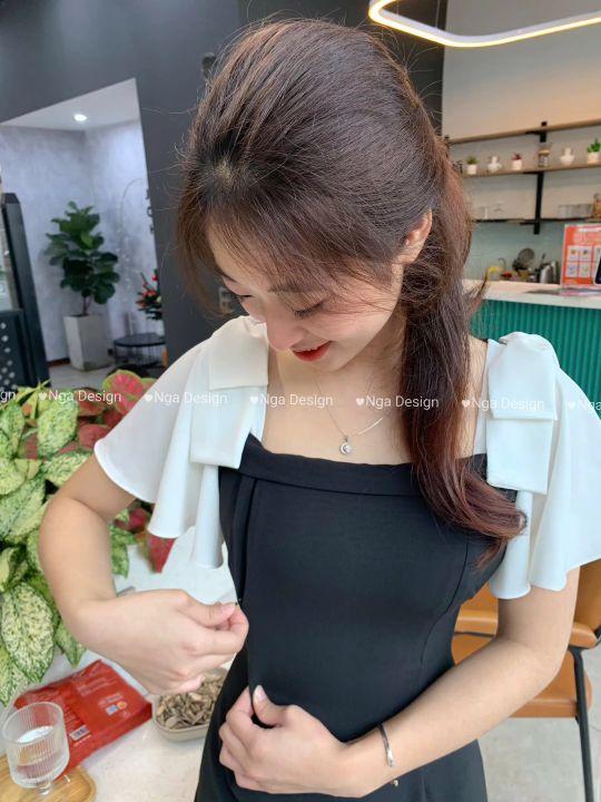 Product Introduction of ND52 Nga Design váy cho con bú chất liệu chéo mỹ đẹp trẻ trung 41