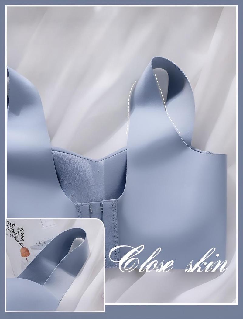 Product Introduction of เสื้อชั้นในแฟชั่น บราไร้ขอบ เสื้อชั้นในไร้โครง ฟองน้ำบาง เนื้อผ้านิ่ม ลดการกดทับ เก็บกระชับหน้าอก ราคาถูก Women Clothing ผู้หญิง Lady 9