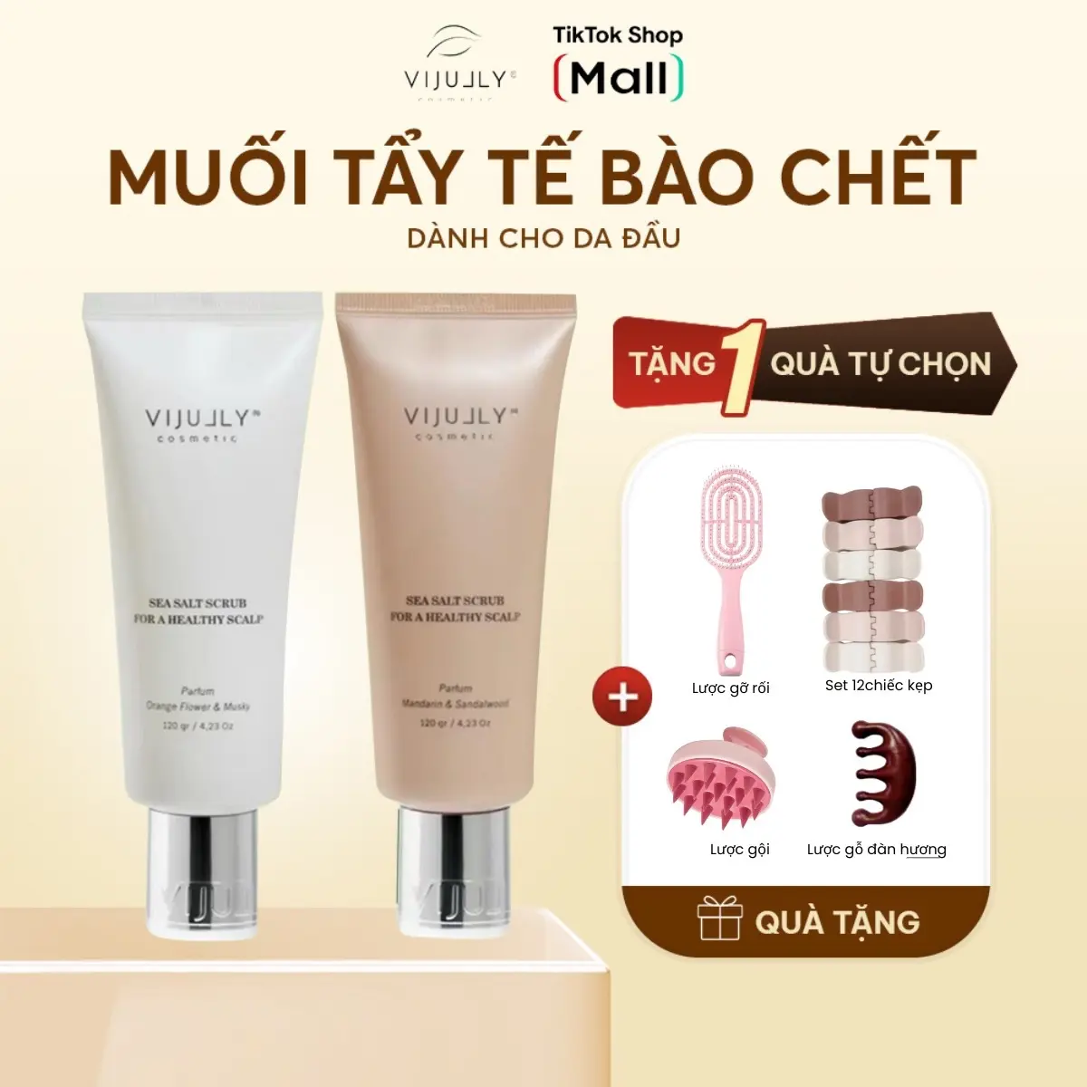 MUỐI TẨY TẾ BÀO CHẾT DA ĐẦU VI JULLY - SẠCH DA ĐẦU