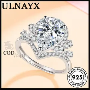 Diamcity Cincin Mahkota Penuh Mewah Wanita