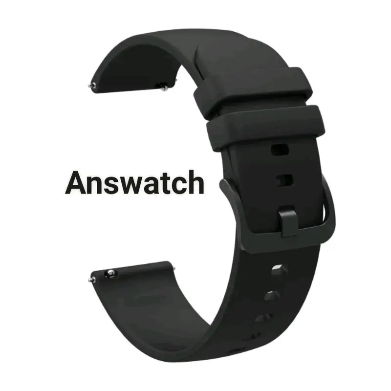 Dây silicon trơn mịn dành cho đồng hồ cơ và Smartwatch size 20mm và 22mm 0