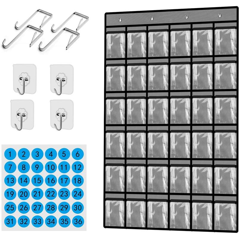 36 Pocket Charts for Classroom Cell Phones, 36 Clear Pocket Charts ...