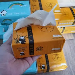 Combo 5 Gói 300 tờ giấy ăn gấu trúc siêu dai Sipiao, thấm nước không rách, an toàn - Khăn Giấy 5