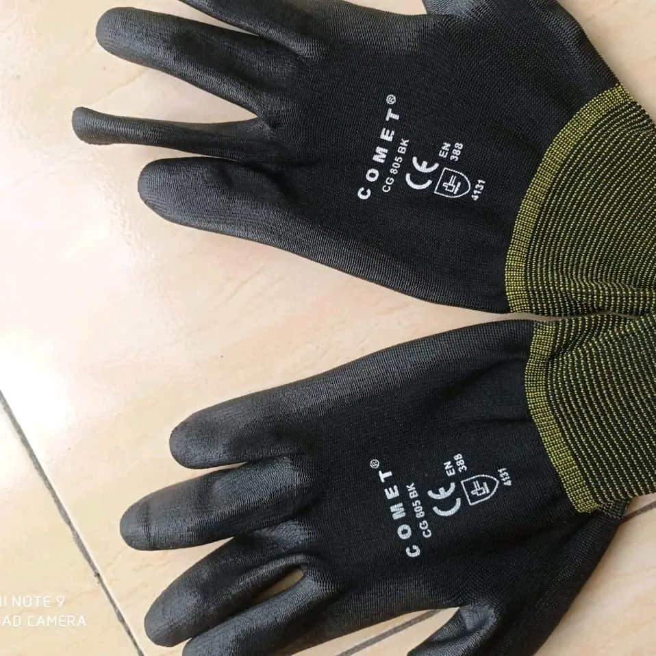 sarung tangan whorsip bahan nilon dan karet hitam