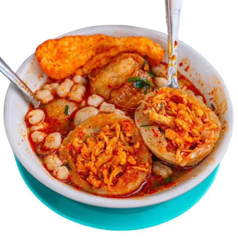 ( minimal beli 2 boleh mix ) baso aci ayam suir/baso aci ayam suir mercon/baso aci ayam suwir khas garut enak banget
