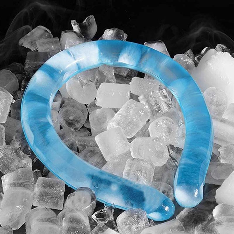 Product Introduction of Halter Ice Pack Neck Collar Summer Heatstroke Prevention Hanging Cooling And Sports Ice Bag Q9J6 34