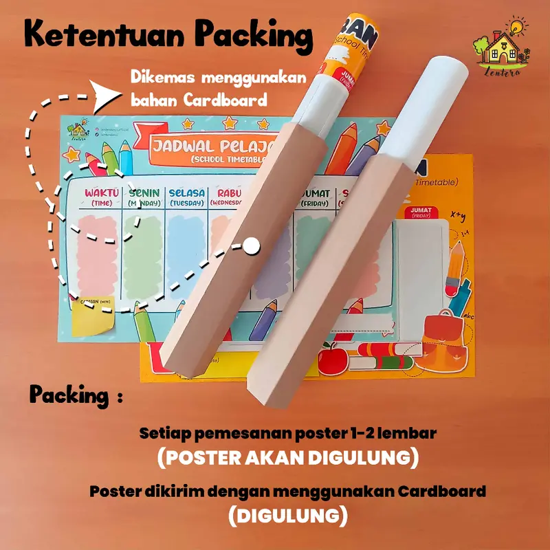 Cetak Poster Custom ukuran A4, A3, A2, A1 dan A0 4