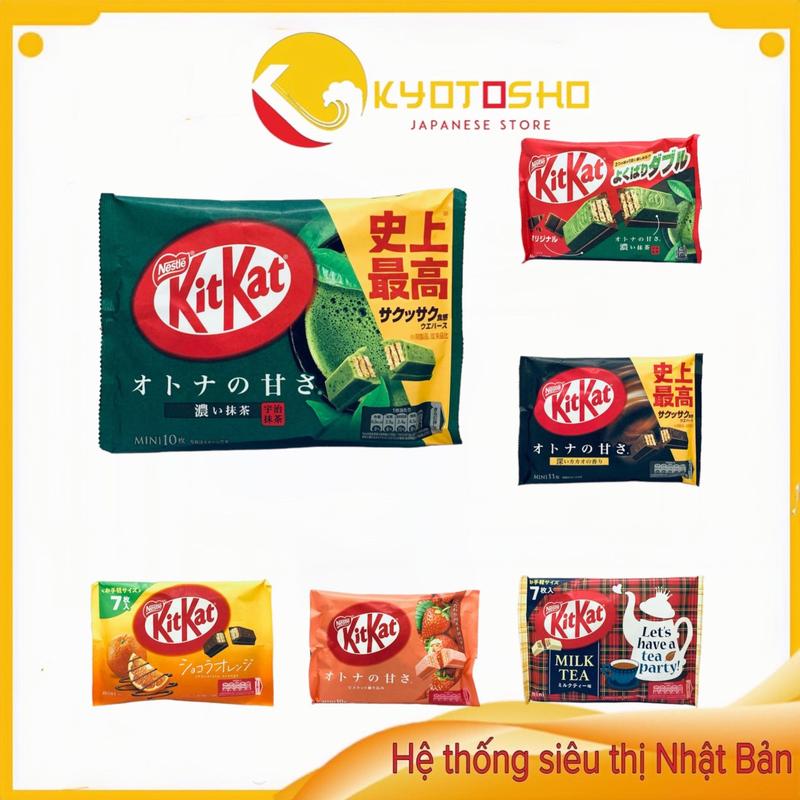 Bánh Kitkat nội địa Nhật các vị Snack Ăn Vặt Socola Chocolate