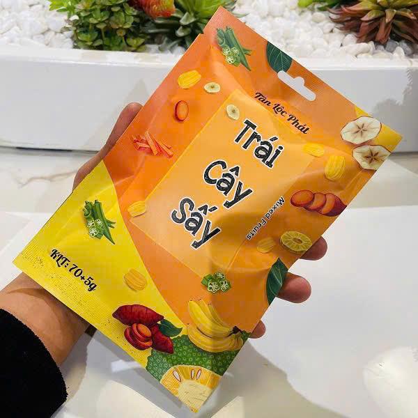  Combo 10 gói hoa quả sấy giòn ăn vặt healthy 