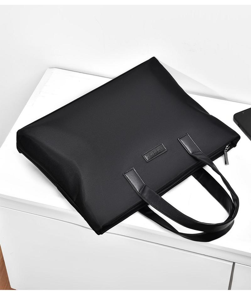 Product Introduction of Men's Simplicity Fashion Oxford Cloth Handbag A4 File Data Packet Daily Office Travel Portable Meeting Men's Bag 16