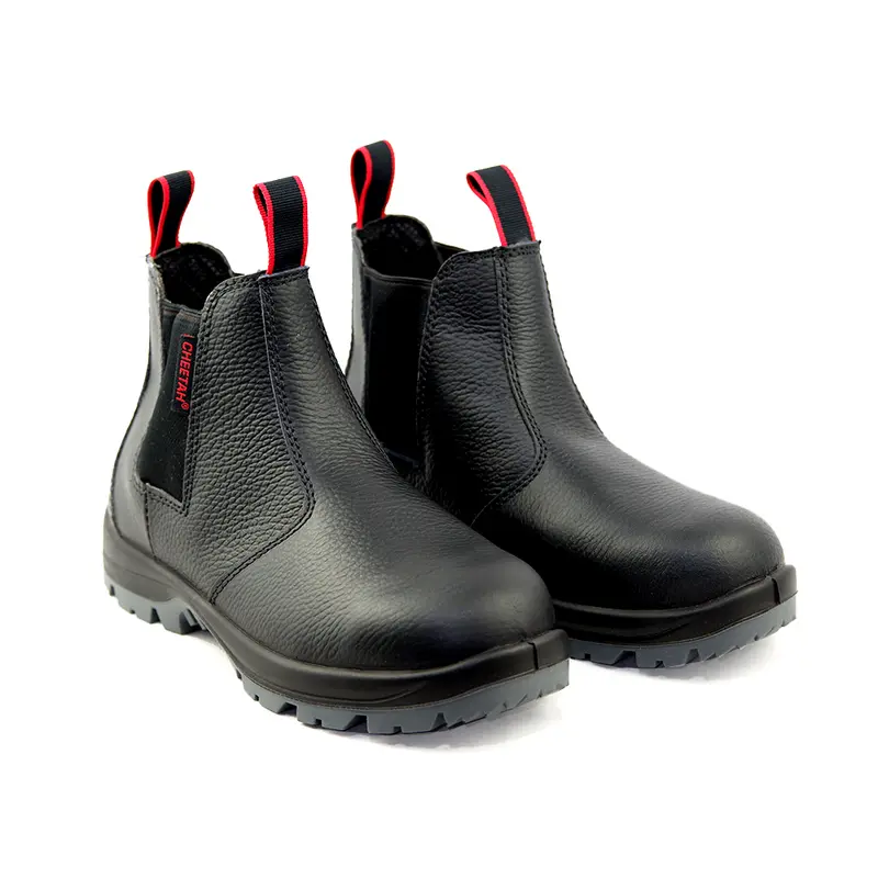 Sepatu Kerja Ujung Besi Safety CHEETAH 7110 100% Original Shoes Slip Resistant Work & Safety Footwear  Pria Karet 1