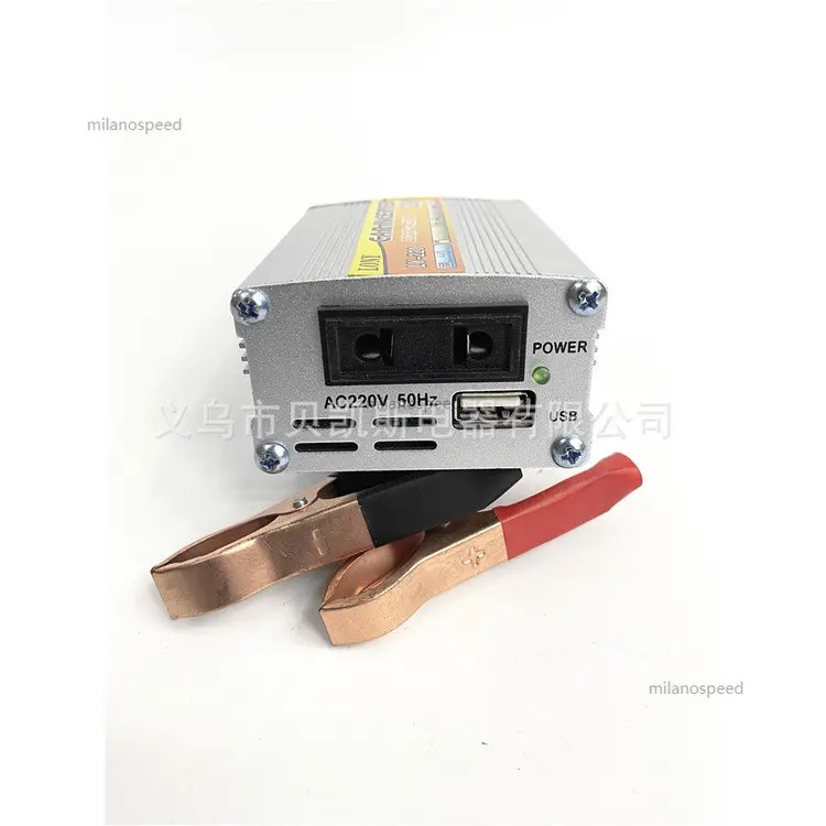 Power Inverter 220 Watt 12 Volt / Inverter 220W DC 12V to AC 220V Hitam Merah 1