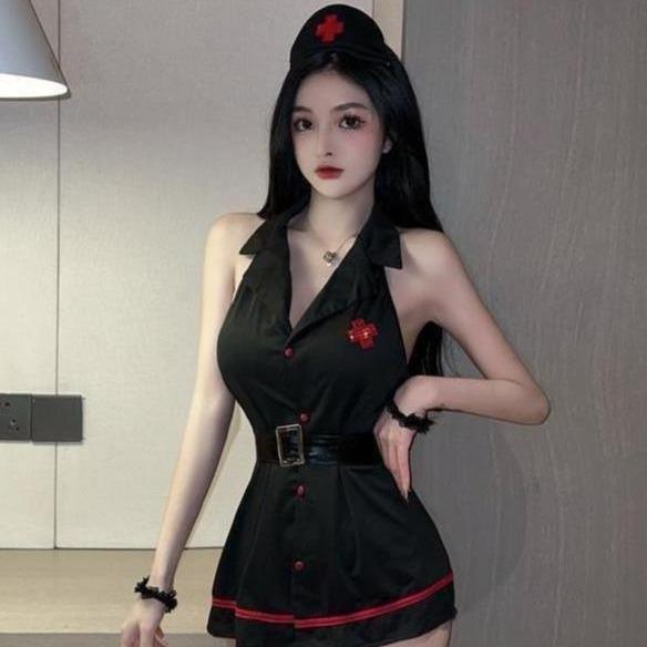  Váy ngủ hóa trang y tá xinh xắn V343 