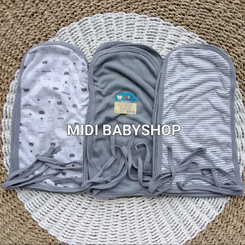 Serian Abu - 12 Pcs Popok Kain Bayi Grey Series Midi Babywear 1