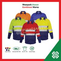 Gambar Baju Safety Wearpack Atasan Lengan Panjang Seragam Kombinasi IMJ dari Pusat Safety Kota Administrasi Jakarta Barat 1 Tokopedia