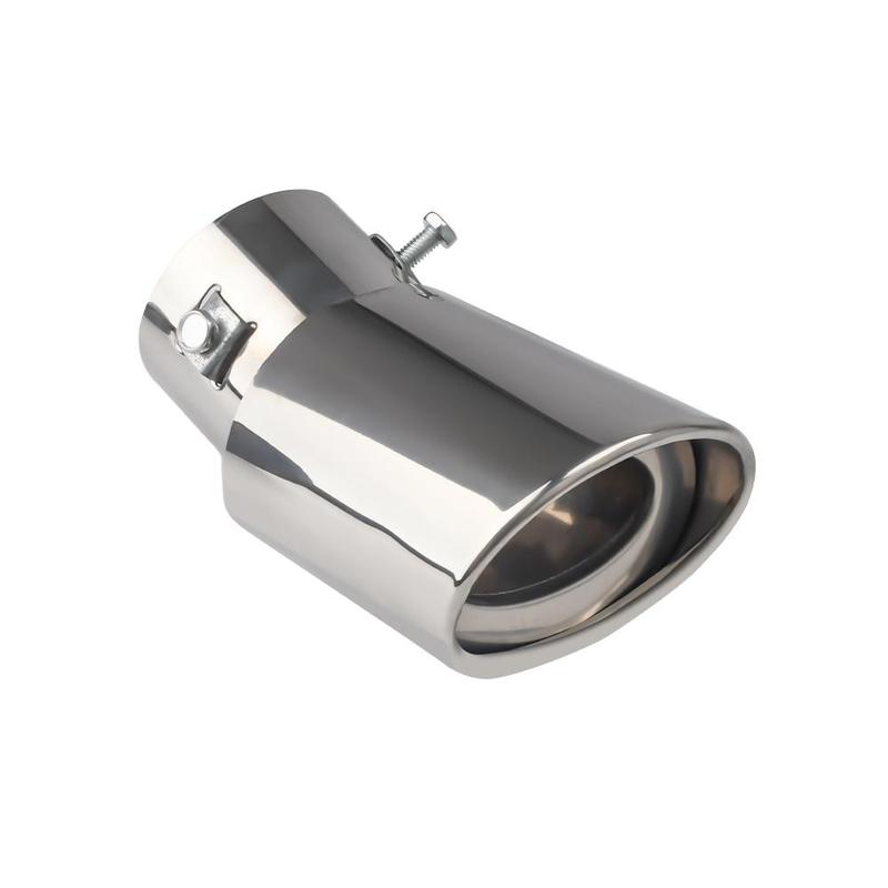 Product Introduction of 【In Store】 Universal Car Exhaust Muffler Tip Round Stainless Steel Chrome Tail Muffler Exhaust D-122 34