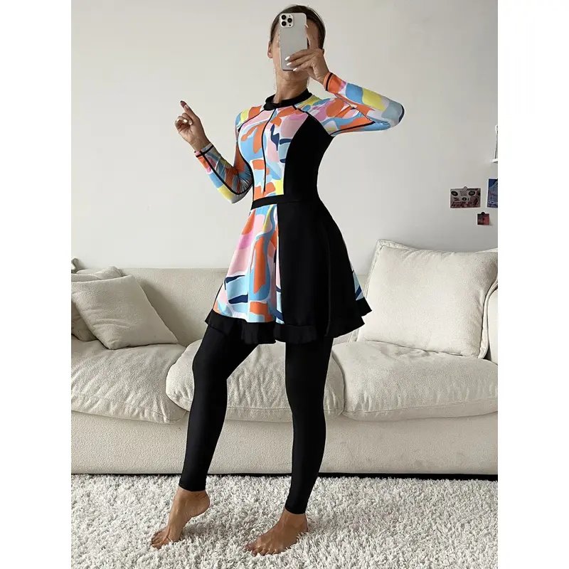 H25 / H31 Baju Renang Muslim Motif