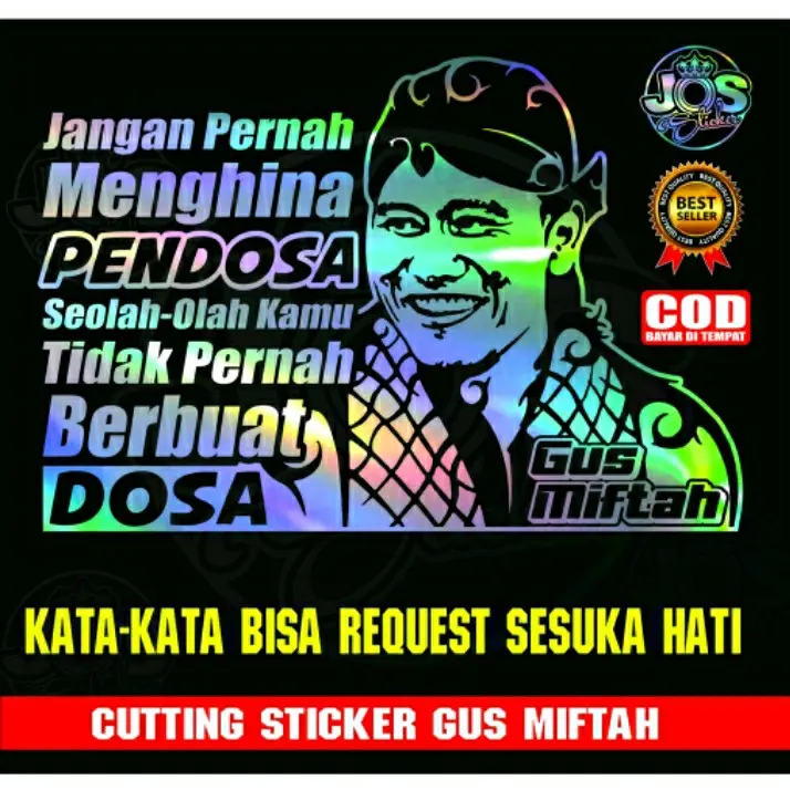 cutting stiker gus miftah