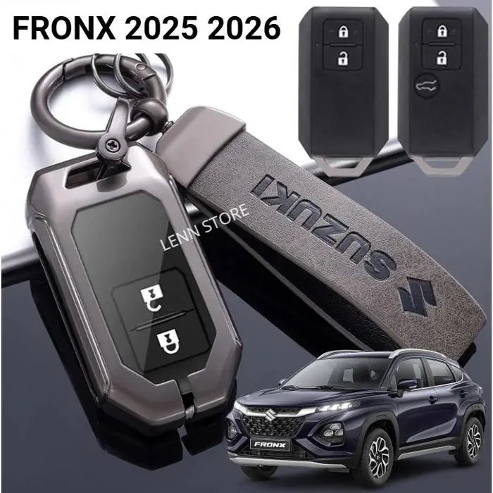 Cover Sarung Kunci Remote Logam SUZUKI FRONX 2025 2026 - Grey abu