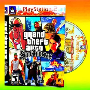 KASET PS 2 GAME GTA SANANDREAS