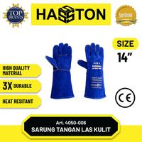 Gambar Hasston Sarung Tangan Kulit Biru 14” / Safety Gloves (4050-006) - 14 inch dari Hasston Tools Kota Administrasi Jakarta Pusat 1 Tokopedia