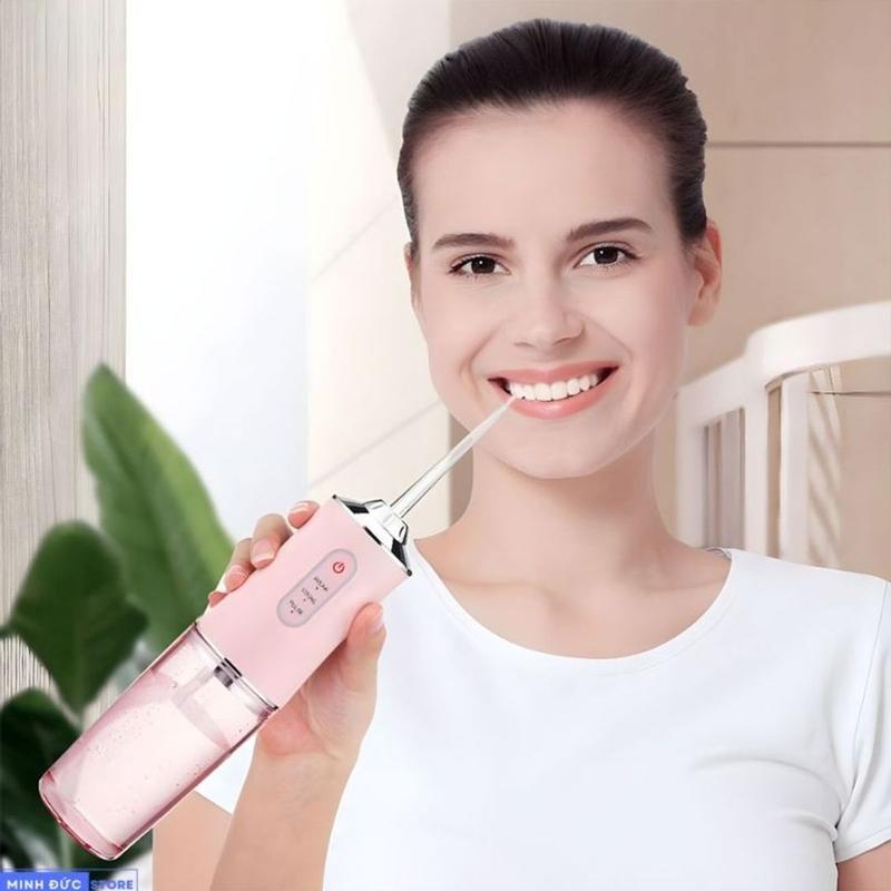 Product Introduction of Máy Tám Nước Cầm Tay Vệ Sinh Răng Miệng Cao Cấp 3 Chế Độ Xịt 4 Đầu Tăm 35