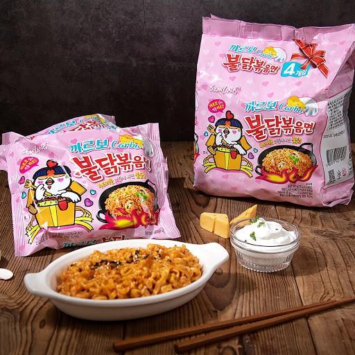 Mì Gà Cay SamYang Hàn Quốc đủ loại Lốc 5 gói x 140g | Mì Hàn Quốc Chính Hãng date mới 4