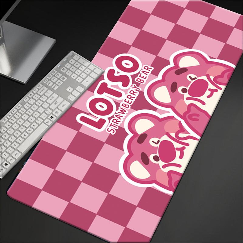 Product Introduction of Mouse Pad Mousepad Keyboard Sticker Cute Character Karakter Lucu Strawberry Bear 14