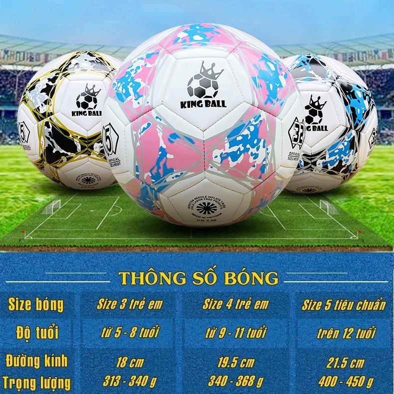 Product Introduction of Quả Bóng Đá Size Số 3 4 5 Chính Hãng King Ball World Cup Trái Banh Da Trẻ Em Ngoại Hạng Giá Rẻ 1