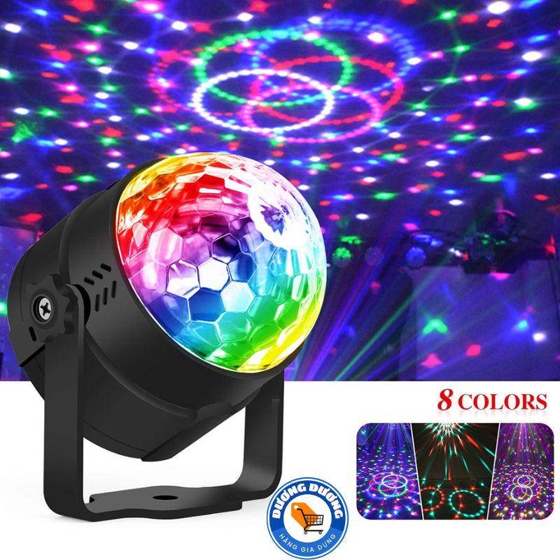 Đèn LED Xoay 7 Màu Cảm Ứng Theo Nhạc - Đèn Led 7 Màu Vũ Trường Chớp Nháy Theo Nhạc - Đèn Xoay Trang Trí dendecor led  phaohoa đèn  hoa đèn  led dancer  nightlight đè  nthờ