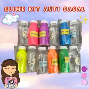 slime kit anti gagal tofu / clear termurah || by platinum.slime8821 anak