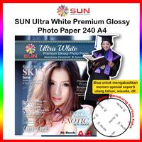 Gambar Kertas Foto Glossy Ultra White A4 210/240 gsm - SUN Ultra White Premium Glossy Photo Paper A4 Ketebalan 210 , 240 gsm - 210 gsm, Surabaya (Official) dari Sun Indonesia Kota Surabaya 1 Tokopedia