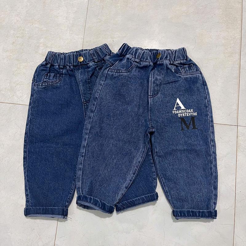 Quần bò jeans dài baggy cho bé trai gái 15-20kg 6