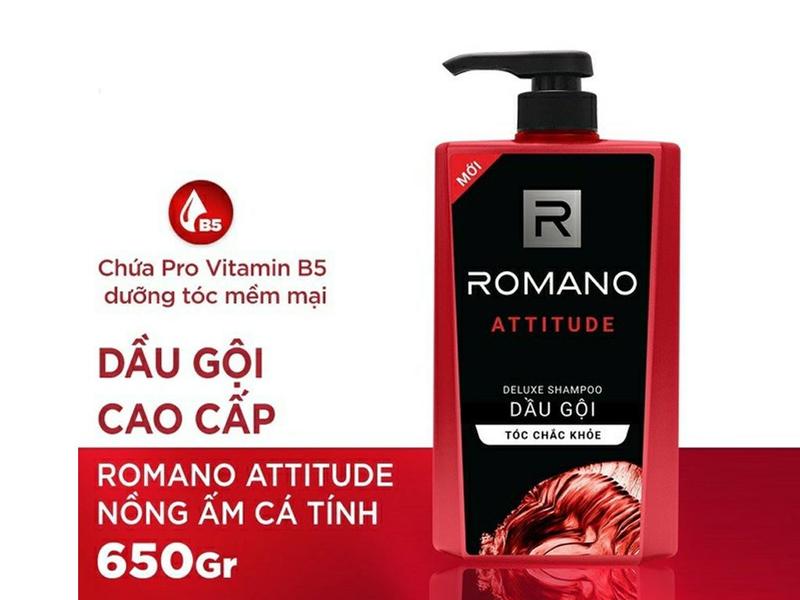 Dầu gội Romano Attitude chai 650g