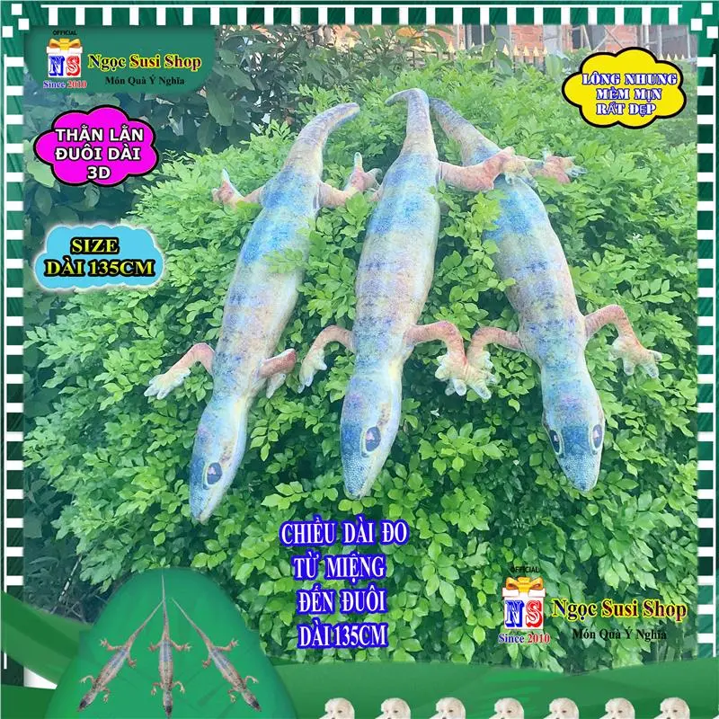 {Ricky toy} GẤU BÔNG CON TẮC KÈ THẰN LẰN THẠCH SÙNG 3D NHƯ ẢNH SIÊU ĐẸP - đồ chơi thú bông doll toy HÀNG ĐỘC LẠ Thú Nhồi Bông Phát Nhạc