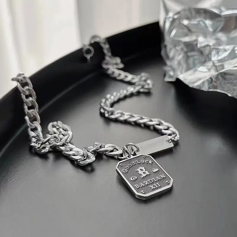 Hot Sale EN163 Kalung Silver 55cm Pria Wanita Unsex, Trendy, Rantai Titanium steel , , Anti Karat , Rantai Premium 4