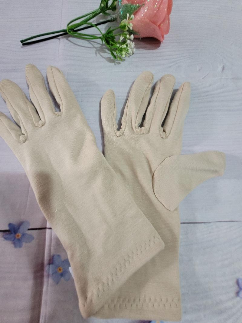 Product Introduction of 1 ĐÔI BAO TAY 3 TẤC 3 LỚP NGUYÊN NGÓN , CẮT 2 NGÓN VẢI COTTON CỰC DÀY MỀM CHỐNG NẮNG Ủ KEM SIÊU TỐT.CHIỀU DÀI 25CM . 4