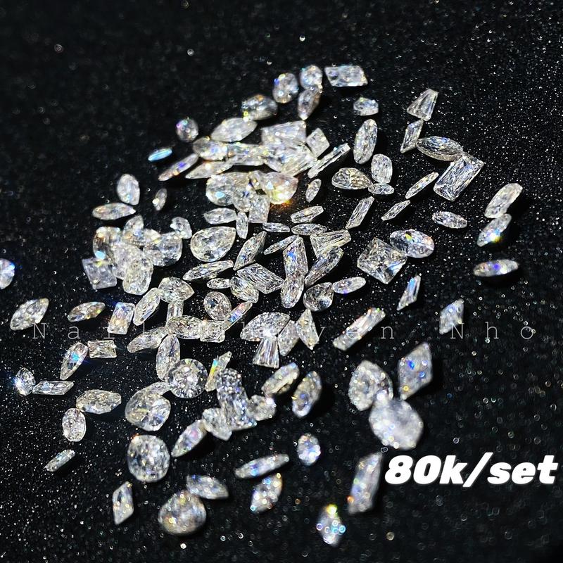 Đá Khối Size Nhỏ Mini Mix Nhiều Hình Làm Nail 
