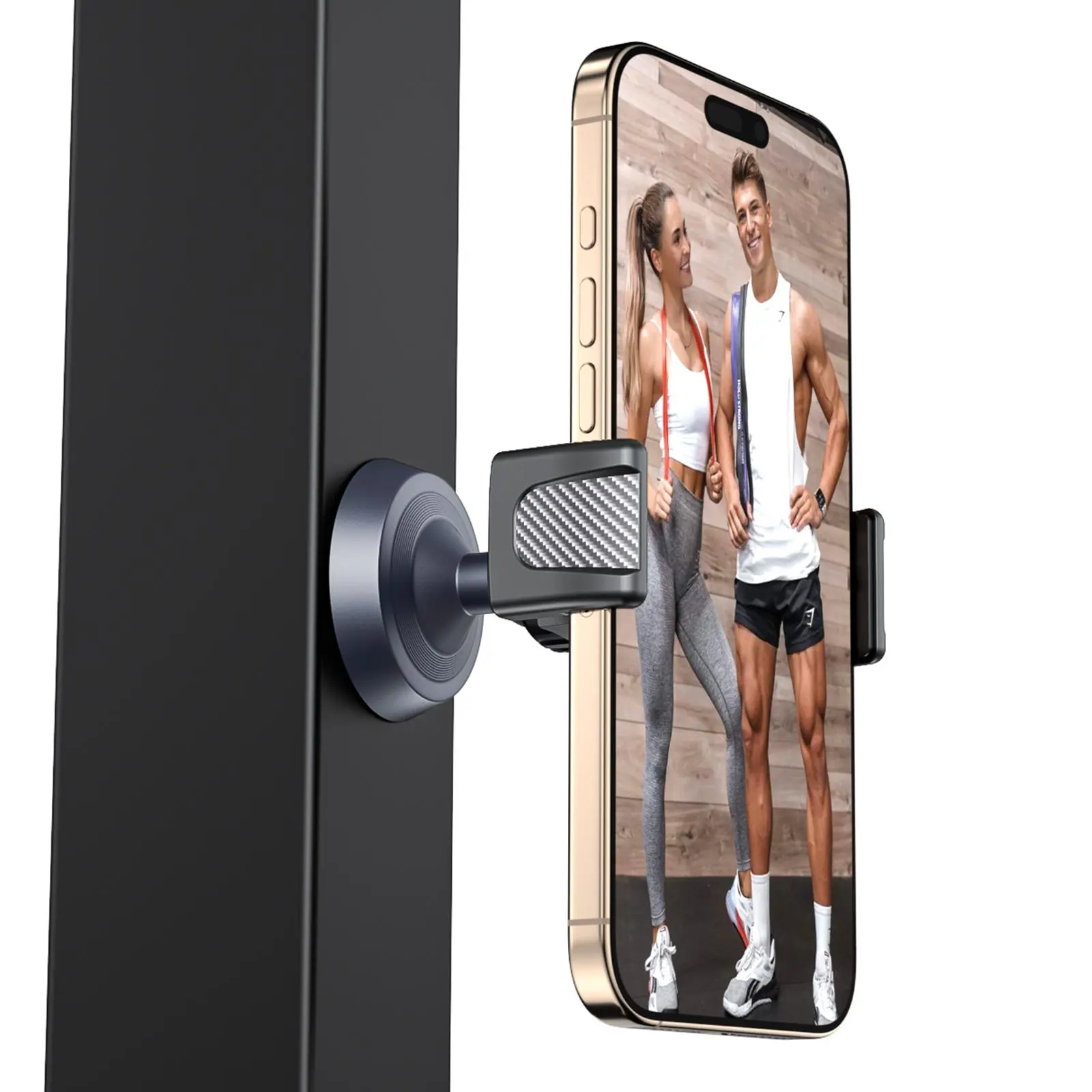 Magnetic Smartphone Mount, 360 Rotation Magnetic Phones Stand for Gym, Universal Magnet Base Gym Smartphone Holder, Mobile Phone Accessories, Magnetic Phone Holder
