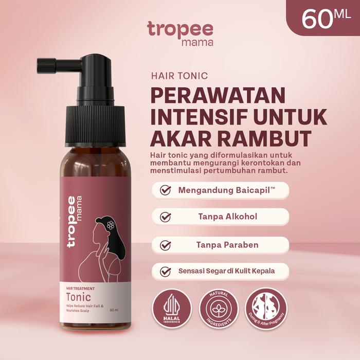 Gambar Tropee Mama Hair Treatment Tonic 60ml | Hair Tonic Rambut Rontok & Penumbuh Rambut dari Tropee Bebe Shop Kota Administrasi Jakarta Utara Tokopedia