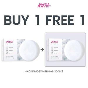 Saludent Nykaa Goat Milk Soap Whitening Silk Essence Soap Face Wash Shower Hand Cleansing 100g(Buy1Free1) Sabun Pembersih Kulit Facial