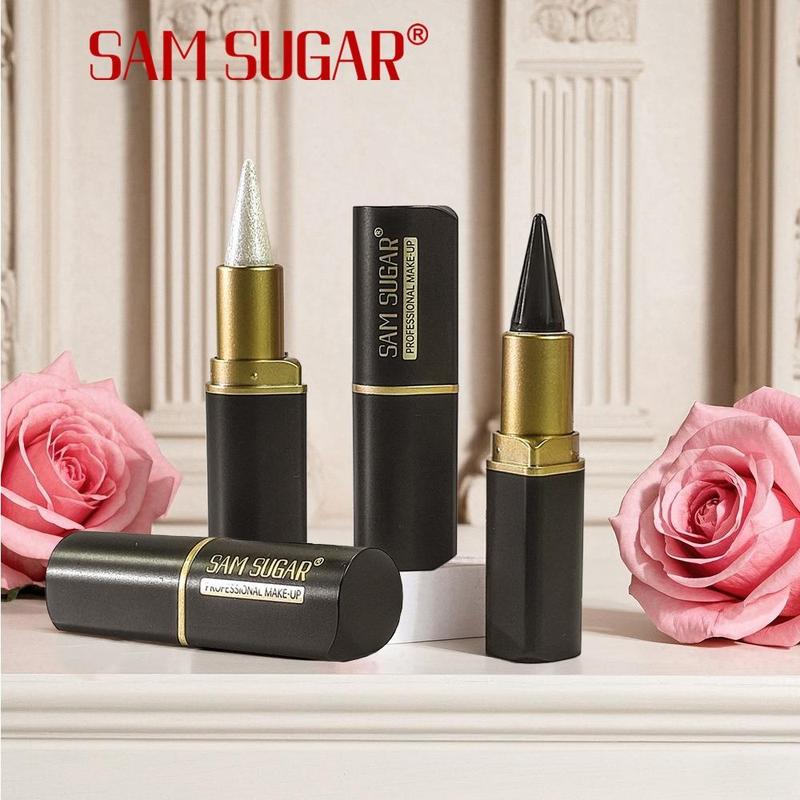 Product Introduction of Waterproof Eyeliner Gel, 2 Counts Long Lasting Smudge Proof Eyeliner, Multi-purpose Highly Pigmented Black Eyeliner for Beginners, Makeup 6
