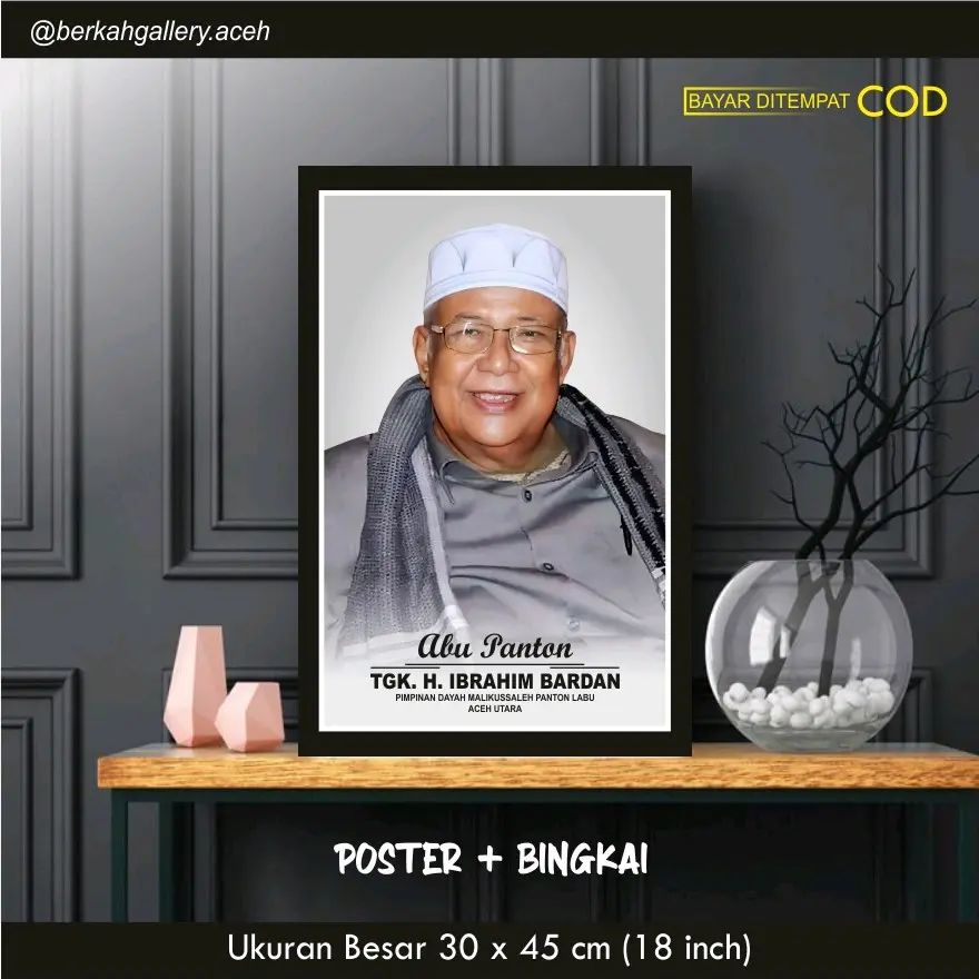 POSTER ULAMA ACEH ABU PANTON