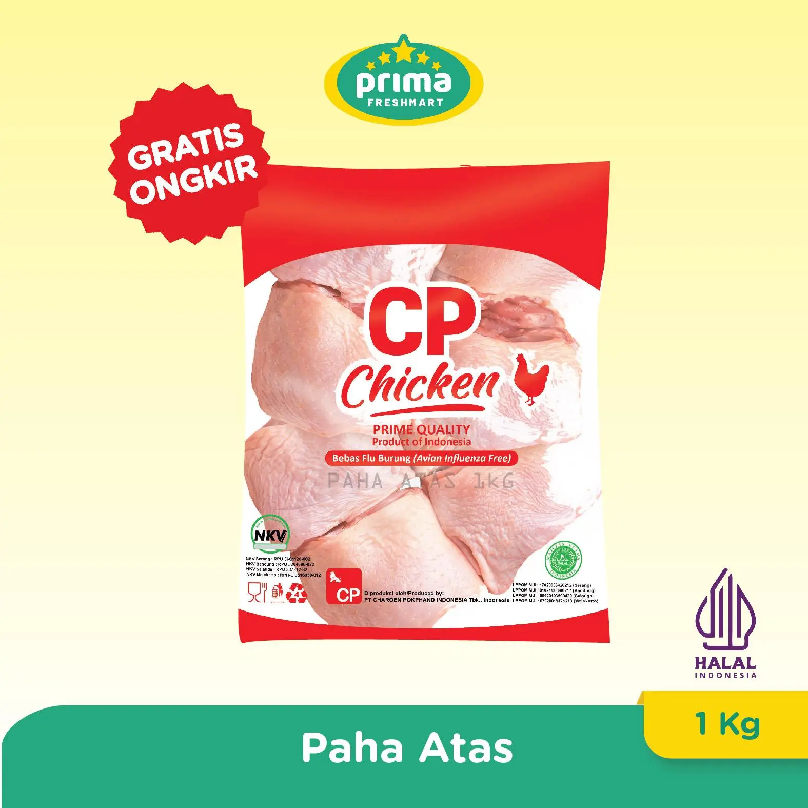 CP CHICKEN PAHA ATAS 1 KG