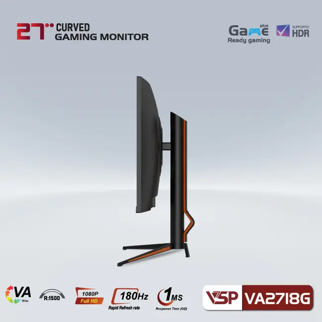 Màn hình cong VSP R1500- VA2718G - 180Hz - 1Ms 3